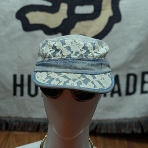 Denim & Lace 90's Hat (os)